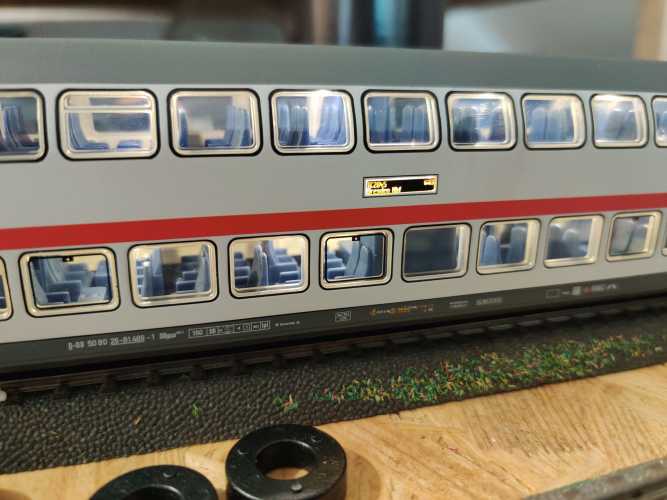 Märklin H0 AC 43489 IC2 Doppelstockwagen 2.Kl DBpza682.2 / LED Licht / NEM / DB