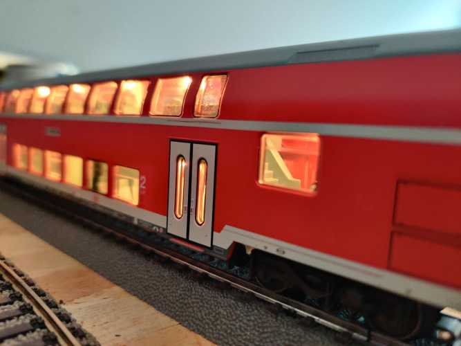 Märklin H0 AC 43586 Doppelstock-Steuerwagenwagen  / 2. Kl / K / DB