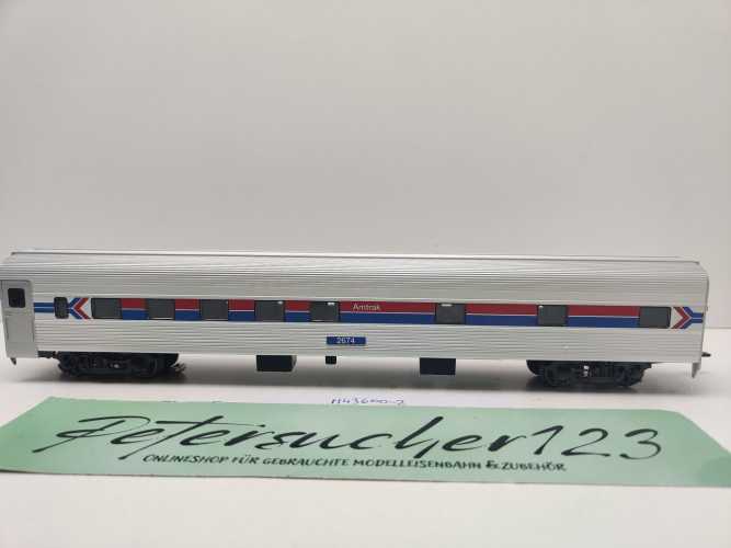 Märklin H0 AC 43600-2 Amtrak Streamliner Schlafwagen aus Set / Licht / NEM / AMTK