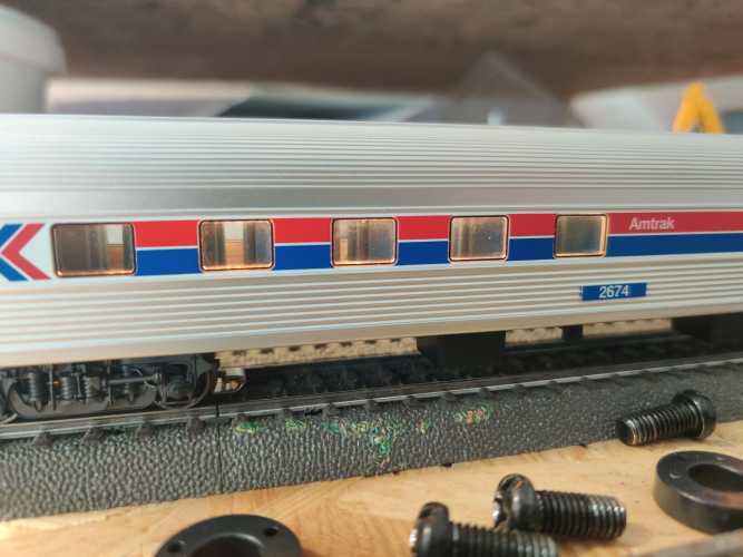 Märklin H0 AC 43600-2 Amtrak Streamliner Schlafwagen aus Set / Licht / NEM / AMTK