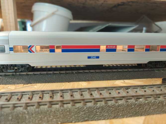Märklin H0 AC 43600-6 Amtrak Streamliner Kanzelwagen aus Set / Licht / NEM / AMTK