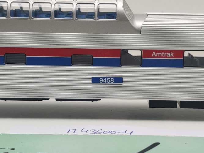 Märklin H0 AC 43600-4 Amtrak Streamliner Aussichtswg aus Set / Licht / NEM / AMTK