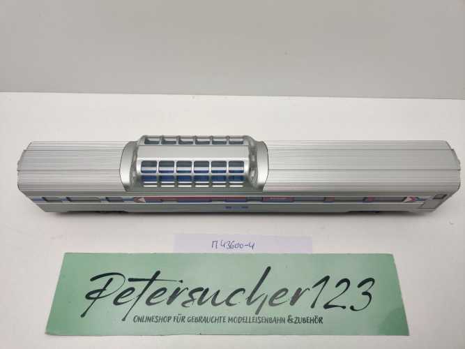 Märklin H0 AC 43600-4 Amtrak Streamliner Aussichtswg aus Set / Licht / NEM / AMTK