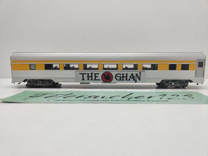 Märklin H0 AC 43601 Umbau zu "the Ghan" Großraum-/Sitzwagen mit Innenbeleuchtung / NEM