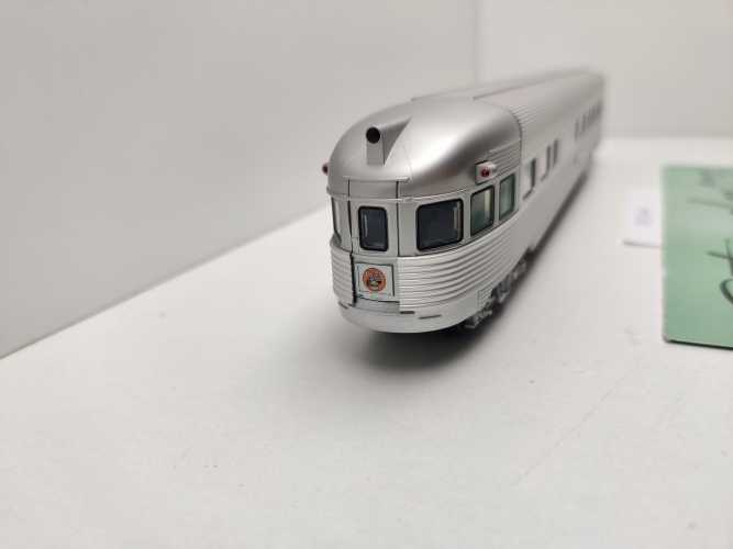Märklin H0 AC 43604 Observation car Streamliner / Licht / NEM / AT&SF