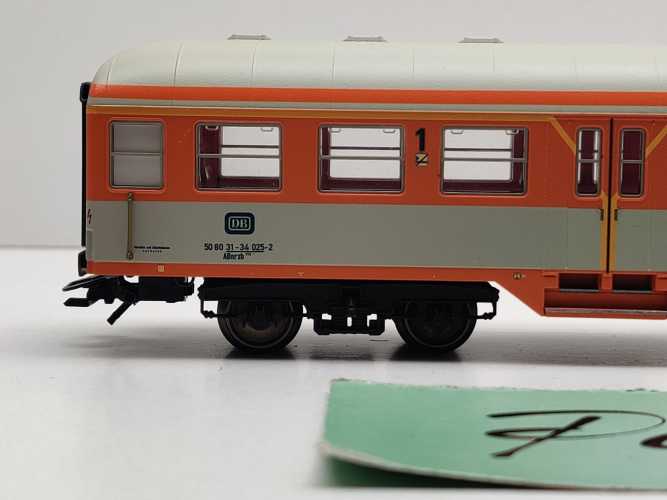 Märklin H0 AC 43818 Nahverkehrswagen "City-Bahn" 1.-2.Kl ABnrzb772 / NEM / DB