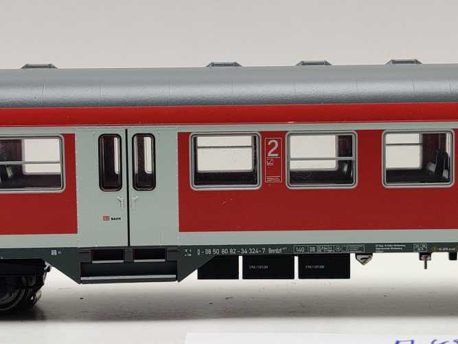 Märklin H0 AC 43831 Nahverkehrs-Steuerwagen Bnrdzf477 / Licht / NEM / DB