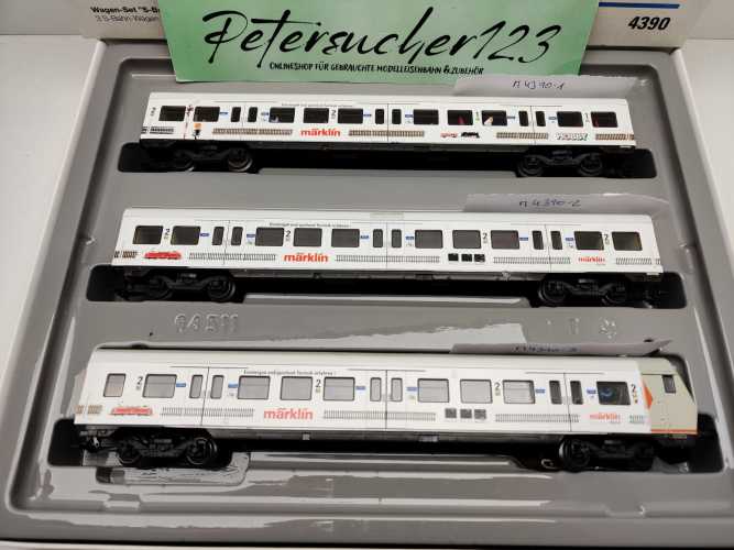 Märklin H0 AC 4390 S-Bahn Wagen-Set "Märklin" / NEM / DB / OVP