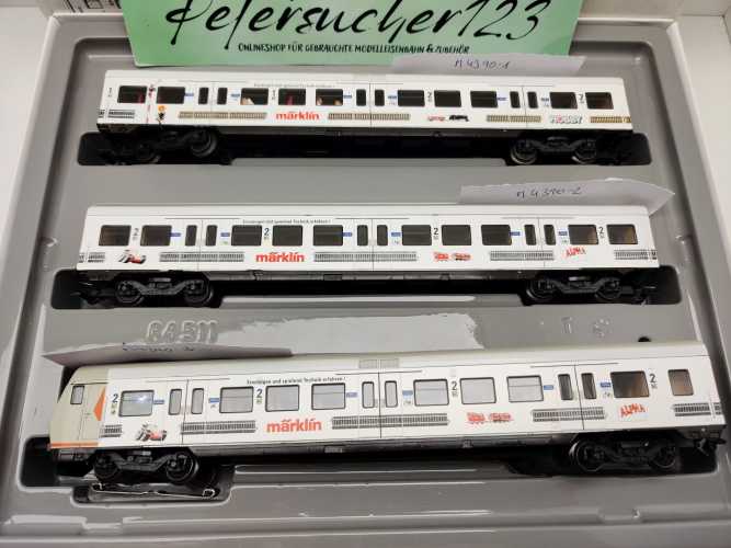 Märklin H0 AC 4390 S-Bahn Wagen-Set "Märklin" / NEM / DB / OVP
