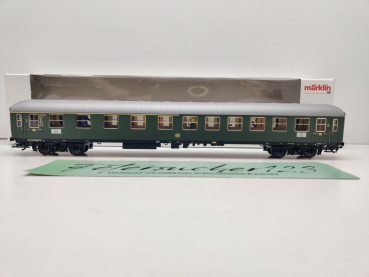 Märklin H0 AC 43930 (1) D-Zug Abteilwagen 1.-2.Kl AB4üm-63 / NEM / DB / OVP weiß