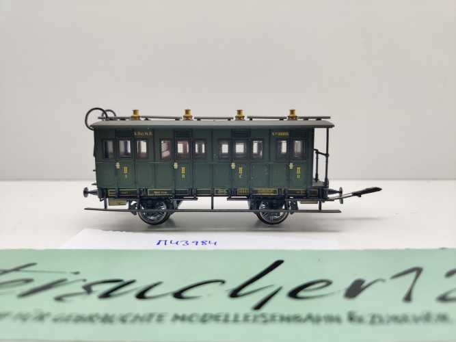 Märklin H0 AC 43984-01 Personenwagen 2.Kl / Licht Kupplung / NEM / K.Bay.Sts.B.
