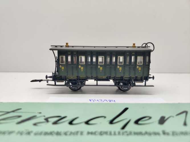 Märklin H0 AC 43984-02 Personenwagen 3.Kl / Licht Kupplung / NEM / K.Bay.Sts.B.