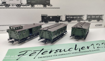 Märklin H0 AC 43985 Bayer. Personenwagen-Set / NEM / K.Bay.Sts.B. / OVP