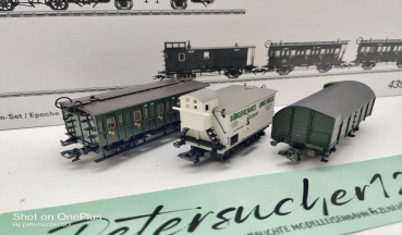 Märklin H0 AC 43985 Bayer. Personenwagen-Set / NEM / K.Bay.Sts.B. / OVP