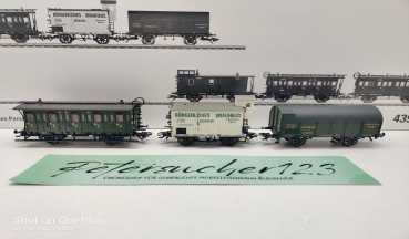Märklin H0 AC 43985 Bayer. Personenwagen-Set / NEM / K.Bay.Sts.B. / OVP