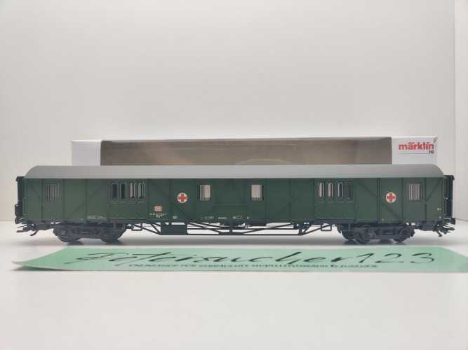Märklin H0 AC 43991 Expressgut-Gepäckwagen "Rotes Kreuz" MDyg986 / NEM / DB / OVP