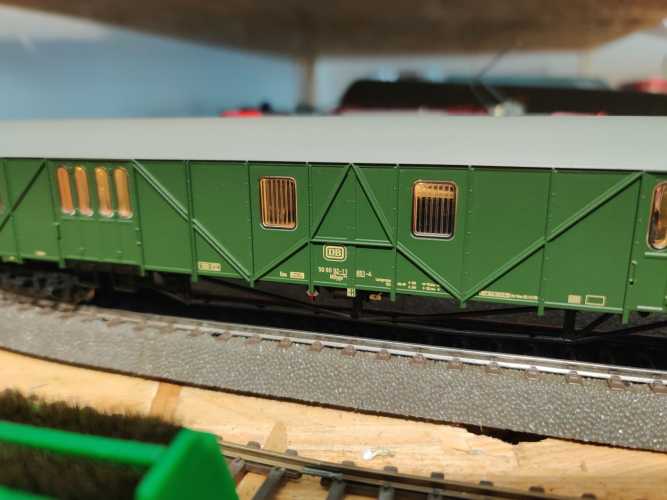 Märklin H0 AC 43992 Behelfsgepäckwagen MDyge986 Schleifer / NEM / DB / OVP