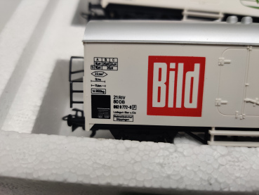 Märklin H0 AC 4400 Wagen-Set "Groß hilft Klein" Ichqrs377 / DB / OVP weiß