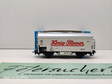 Märklin H0 AC 4418 Kühlwagen "König Pilsener" / Ichqrs377 / Privat,DB / OVP blau