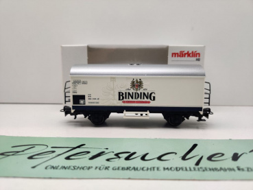 Märklin H0 AC 44189 Kühlwagen "Binding" / Ichqrs377 / P, MB / OVP weiß