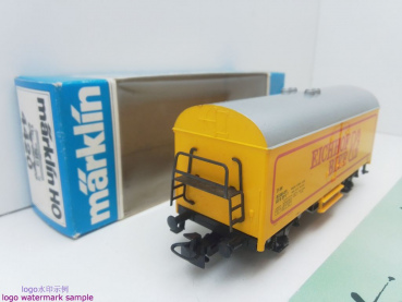 Märklin H0 AC 4420 Kühlwagen "Eichhof Bier" / Ichqrs / SBB / OVP blau