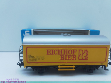 Märklin H0 AC 4420 Kühlwagen "Eichhof Bier" / Ichqrs / SBB / OVP blau