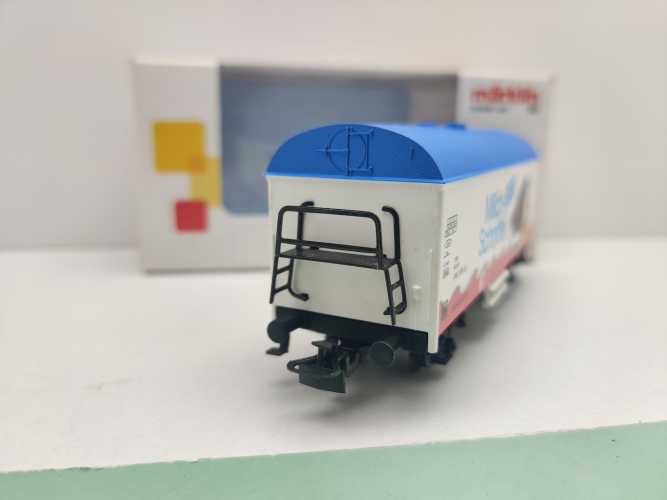 Märklin H0 44203 Kühlwagen "Milchschnitte" Ichqrs377 / Privat / OVP weiß