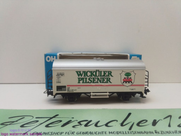 Märklin H0 AC 4422 Kühlwagen "Wicküler Pilsener" / Ichqrs377 / DB / OVP blau