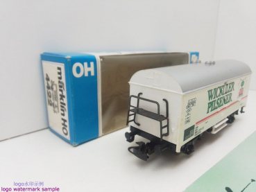 Märklin H0 AC 4422 Kühlwagen "Wicküler Pilsener" / Ichqrs377 / DB / OVP blau