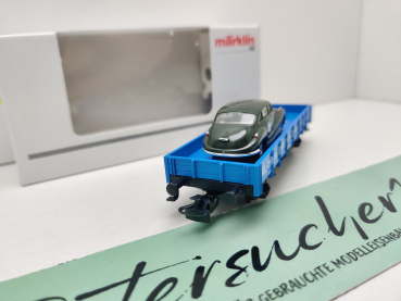 Märklin H0 AC 4423 Niederbord-Set "30.Int.BMW V8 Treffen" + Herpa BMW502 / OVP weiß