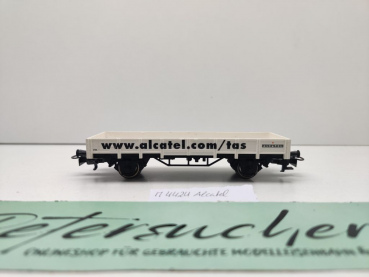 Märklin H0 AC 4424 Niederbordwagen "Alcatel" Kklm505