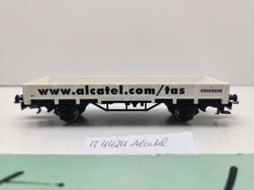Märklin H0 AC 4424 Niederbordwagen "Alcatel" Kklm505