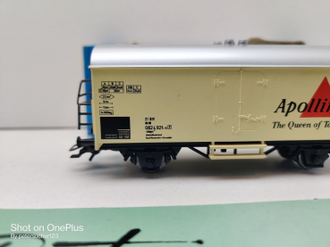 Märklin H0 AC 4426 Kühlwagen "Apollinaris" / Ichqrs377 / Privat, DB / OVP blau