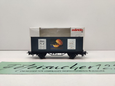 Märklin H0 AC 44263 Containertragwagen "MoBa Treff Göppingen 1997" / OVP weiß