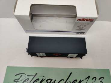 Märklin H0 AC 44263 Containertragwagen "MoBa Treff Göppingen 1997" / OVP weiß