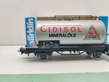 Märklin H0 AC 4440 Kesselwagen "Cidisol" / DB / OVP blau