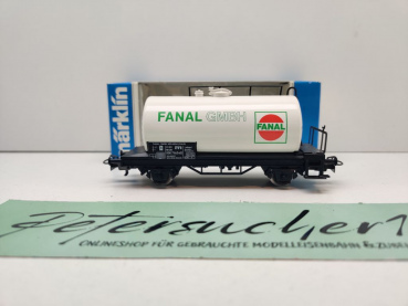 Märklin H0 AC 4440 Kesselwagen "Fanal" / DB / OVP blau