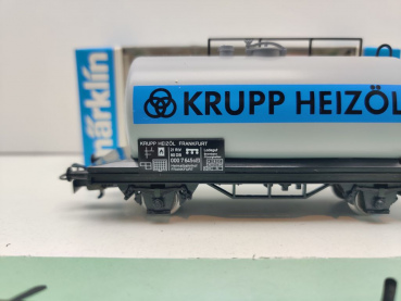 Märklin H0 AC 4440 Kesselwagen "Krupp" / DB / OVP blau