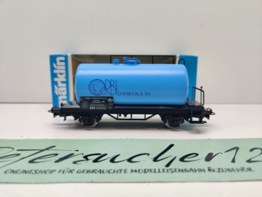 Märklin H0 AC 4440 Kesselwagen "ORBI Chemicals" / SNCB / OVP blau