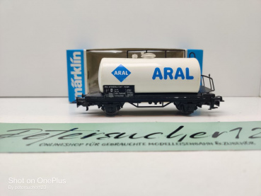 Märklin H0 AC 4440 Kesselwagen "ARAL" / Privat, DB / OVP blau