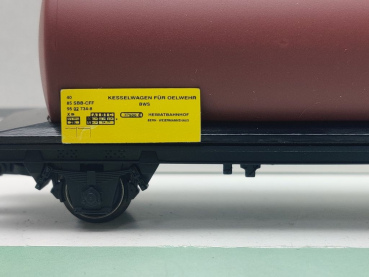 Märklin H0 AC 4441.920 Kesselwagen "Oelwehr I" / SBB, Privat / OVP weiß