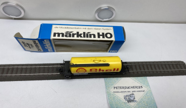 Märklin H0 4442 Kesselwagen "SHELL" / [P] / Privat, DB / OVP blau
