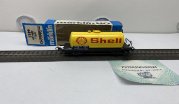 Märklin H0 4442 Kesselwagen "SHELL" / [P] / Privat, DB / OVP blau