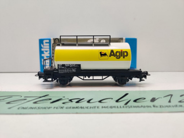 Märklin H0 AC 4443 Kesselwagen "Agip" / Z / FS / OVP blau