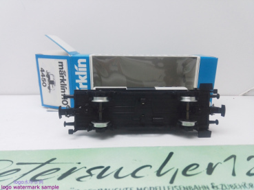 Märklin H0 AC 4450 Kesselwagen "OMV" / Kessel weiß / ÖBB / OVP blau