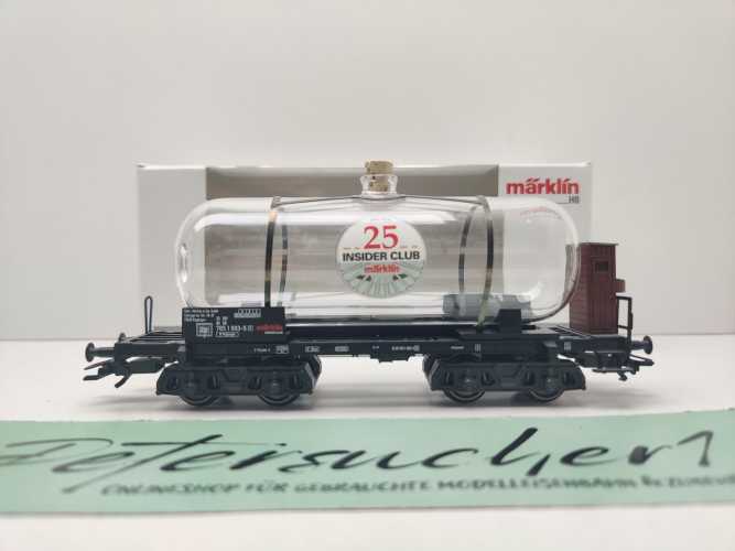 Märklin H0 AC 44534 Glas-Kesselwagen "25 Jahre Insider" / NEM / DB / OVP weiß