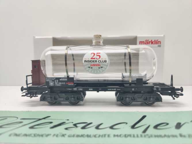 Märklin H0 AC 44534 Glas-Kesselwagen "25 Jahre Insider" / NEM / DB / OVP weiß