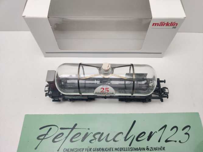 Märklin H0 AC 44534 Glas-Kesselwagen "25 Jahre Insider" / NEM / DB / OVP weiß