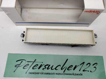 Märklin H0 AC 4473 Niederbordwagen "Malteser" & LKW / DB / OVP weiß