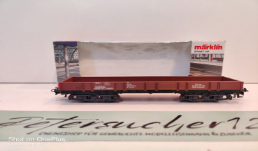 Märklin H0 AC 4473 Niederbordwagen / Rlmms / DB / OVP start up